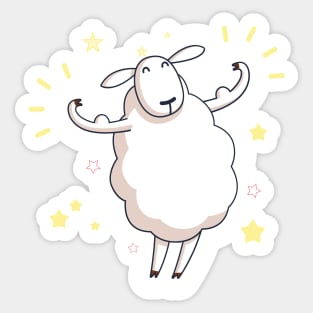 cute sheep Sticker